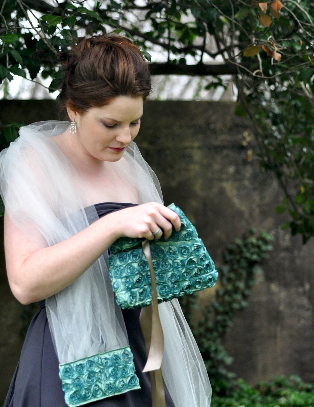 Clutch Purse- Oxford Garden