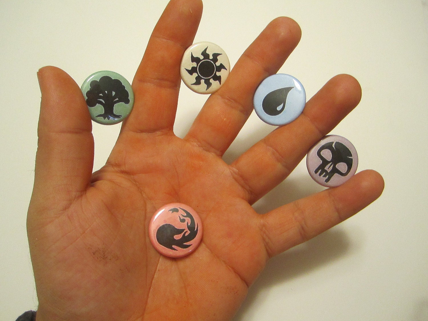 Magic the Gathering Mana Buttons
