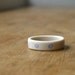 Porcelain Rings - Blue Circles Porcelain Ring