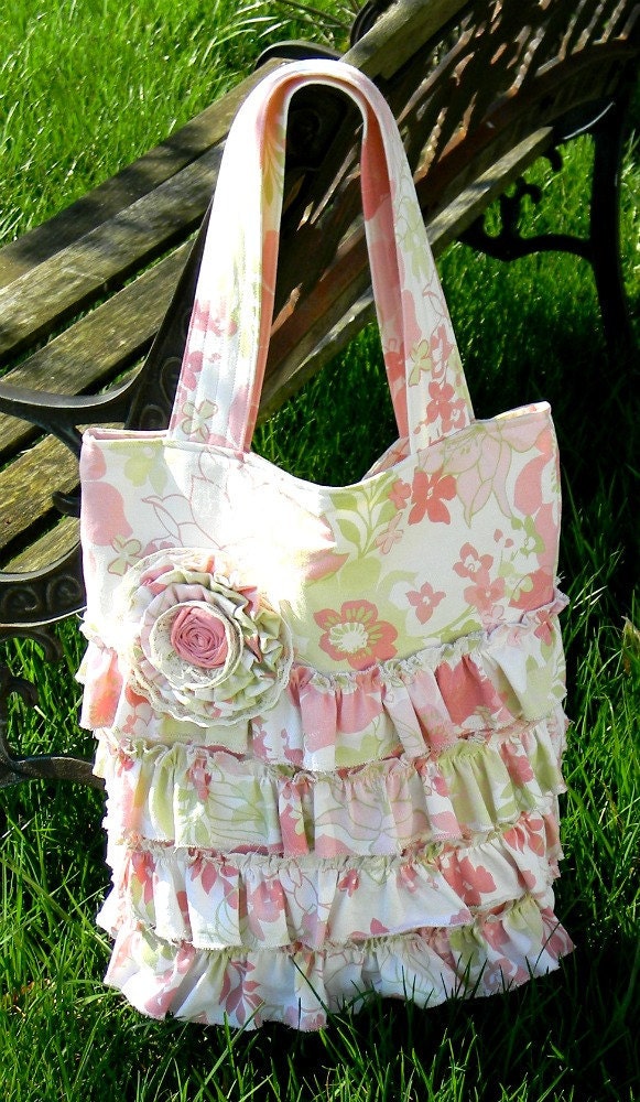 Ruffle Tote Bag
