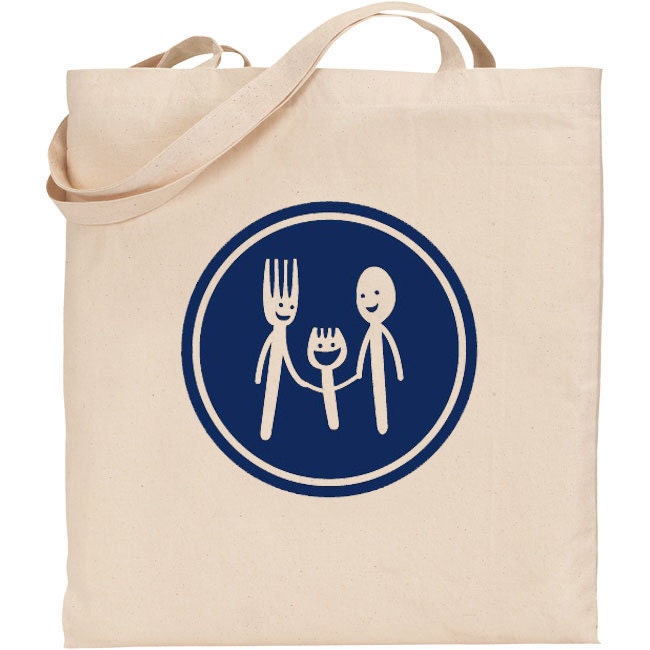 SPORK FAMILY Canvas Tote Bag
