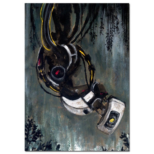 GLaDOS Portal Gaming A4 Art Print