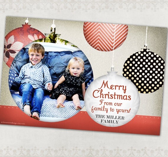 Holiday Photo Card--Decked Out Il_570xn