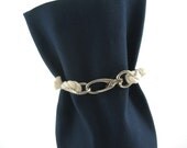 Wine Bag Navy Canvas Nautical Marine Cottage Summer Bottle Tote