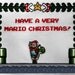 A Very Mario Christmas - PDF Holiday Cross Stitch Pattern