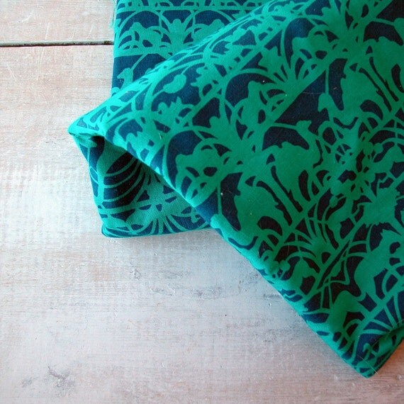 Teal Animal Print Fabric by SwitchbladeandCookie on Etsy