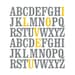 18x24 ABC Print. I love you. Alphabet Love. Typography Print. Gray and mustard yellow - 102