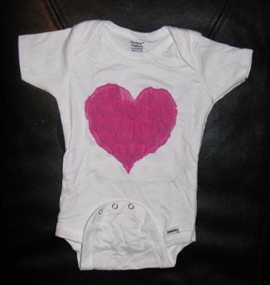 3-6 Month Size Rumba Ruffled Onesie Only