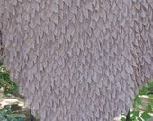 Taupe Super Large 50x38 Ruffled Photography Prop/Backdrop Ruffled Blanket MULTI DIRECTION DISPLAY