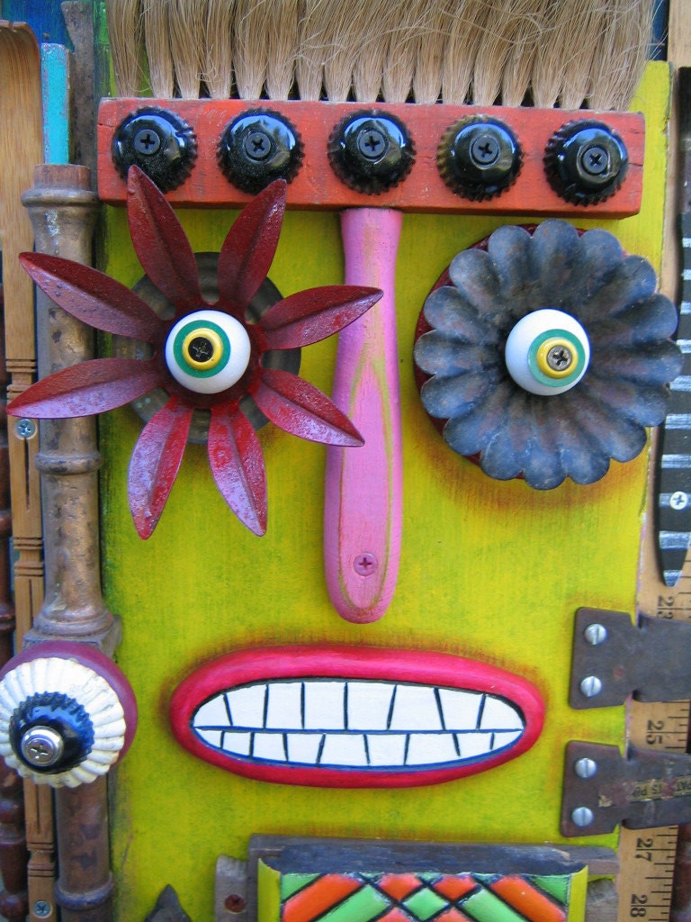 New Beginning - Found Object Assemblage by FigJamStudio