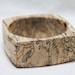 calico -  natural wood bangle in spalted maple - large