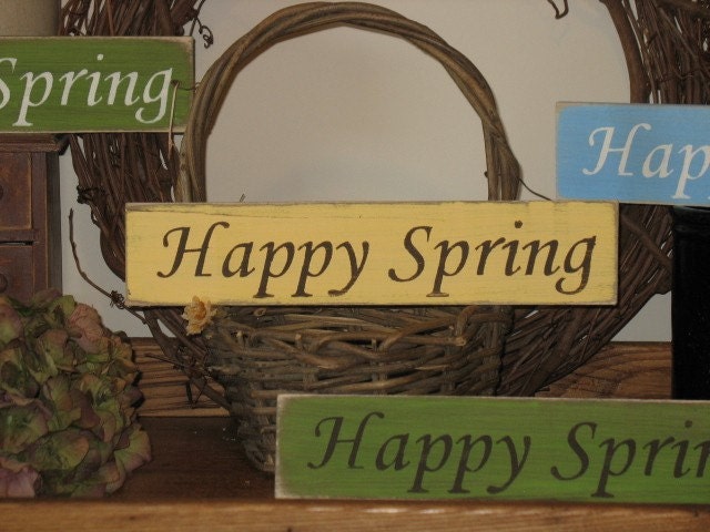 primitive spring signs