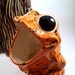 Vintage Ceramic Frog Sponge Holder, Orange Marmalade