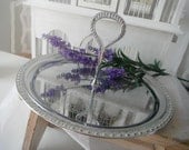 shabby chic serving tray bathroom tray jewelry tray trinket tray weddings party tray