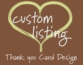 CUSTOM LISTING - Thank You Card - Designed to coordinate with any existing invitation, diy, printable Il_170x135