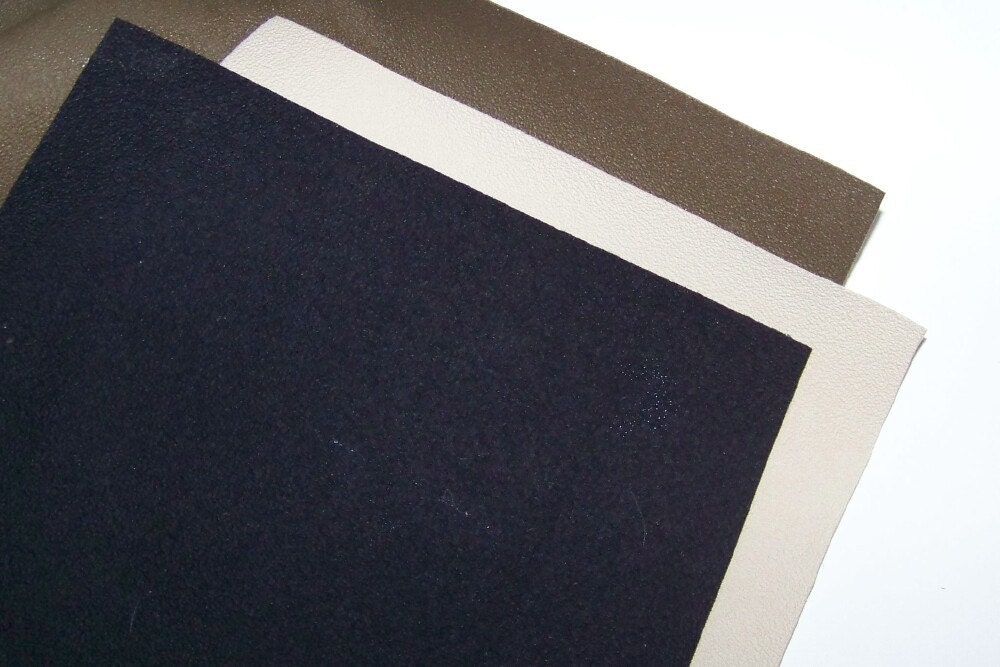 3 Quarter yard COMBO SAMPLER PACK -Waterproof Fabric Soling Material- Save on Shipping