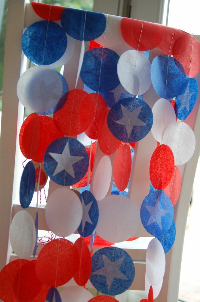 Tissue Garland - Stars and Heroes