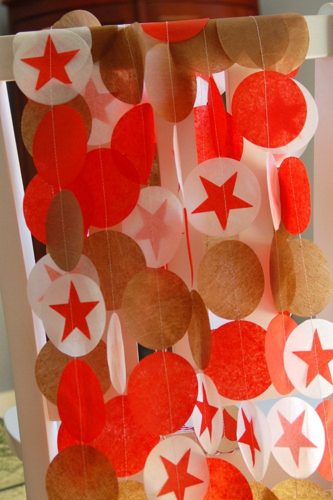 Tissue Garland - Cowboy