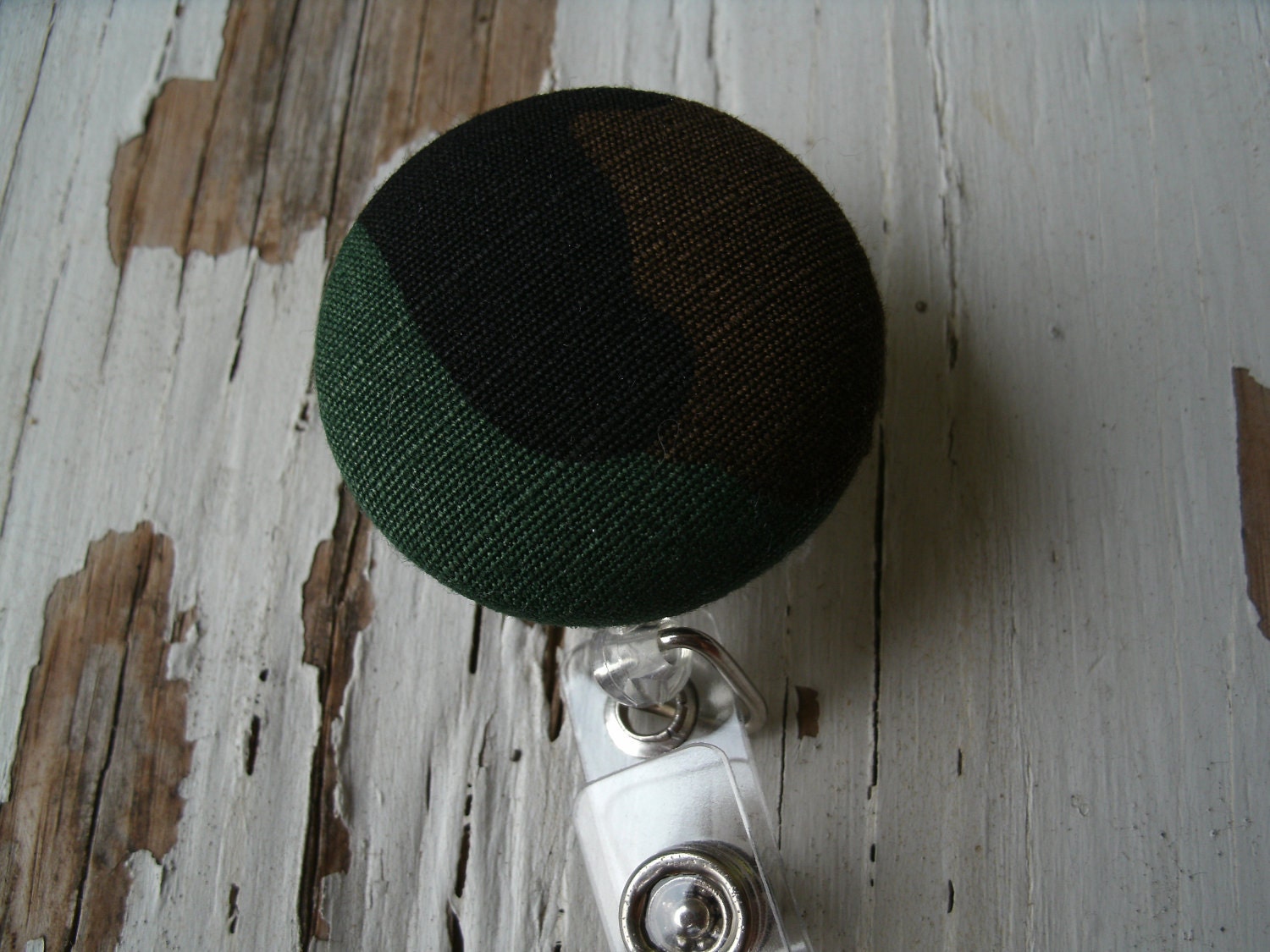 Camoflauge Retractable ID/Badge Reel