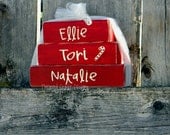 Mini Personalized Name Wood Stacker