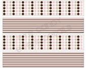 Mod Monkey Baby Girl Shower DIY Printable Napkin Wraps Il_170x135
