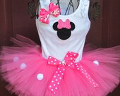Pink Miss Mouse Tutu Set
