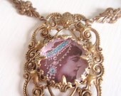 Sale Vintage Bellydancer Mata Hari Deluxe Necklace