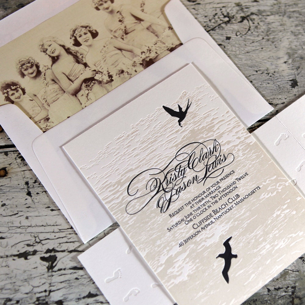 Nantucket Wedding Invitation Suite