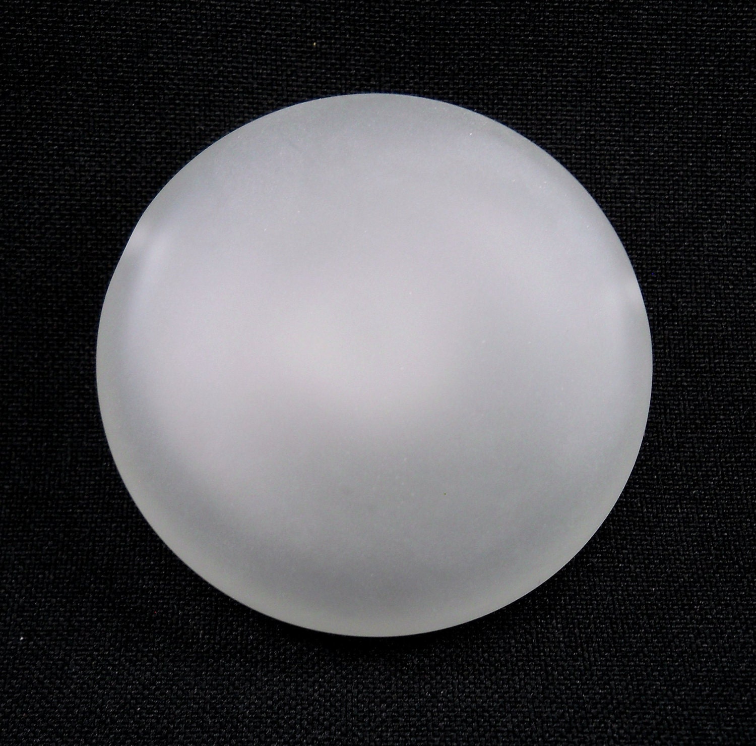 North Carolina Trade Beads - Hollow blown flat backed disk bead. Original price 45.00