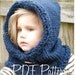 Knitting PATTERN-The Canyon Cowl (Toddler,Child, Adult sizes)