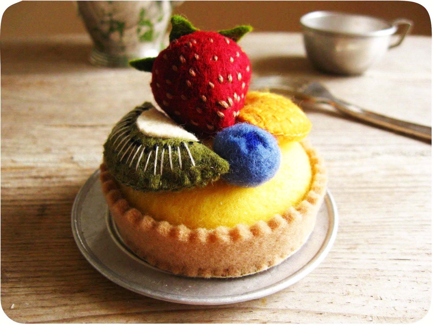 Summer Fruit and Custard Tart