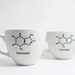 Caffeine Chemistry Coffee Cup - Porcelain Cup with Caffeine Molecule