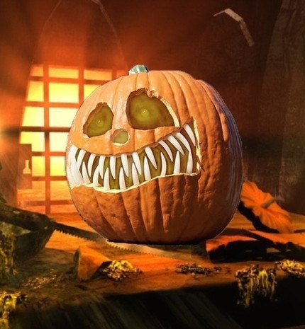 Holiday 6 pack Halloween Special assortment Glow Pumpkin Teeth (72 pcs)