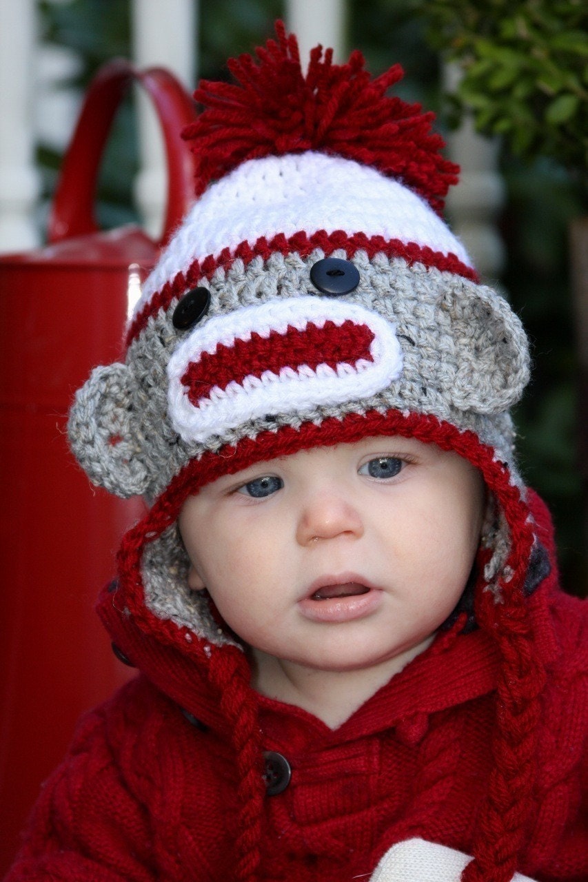 Sock Monkey Hat