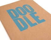 DOODLE letterpress moleskine notebook