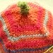 Baby Hat Newborn Preemie ORANGE Hand Knit Cap by WormeWoole