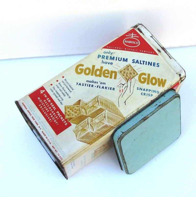 Vintage Nabisco Saltine Tin Canister