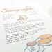 Custom recipe print