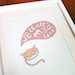 Print - We're all Mad here - Cheshire Cat, Alice in Wonderland
