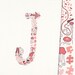 Letter J Nursery Print