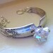 Crystal Cluster Fork Bracelet