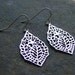 Last Pair - SALE - Going Out of Business - Paisley Leaf Filigree Earrings