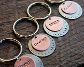 Men Key Chain For Daddy - FOUR Groomsman Gifts Custom Men, Gifts Grandpas Uncle Dad, Dad Uncle Gifts, Man Gifts, Keychains For Men,