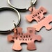 Puzzle Piece Keychain, Personalized Valentines Day Gift For Boyfriend And Girlfriend, Puzzle Piece, Anniversary, Valentines For him