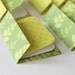 Mini Cards n Envelopes - Set of 8 - Grass Green Jungle Leaves