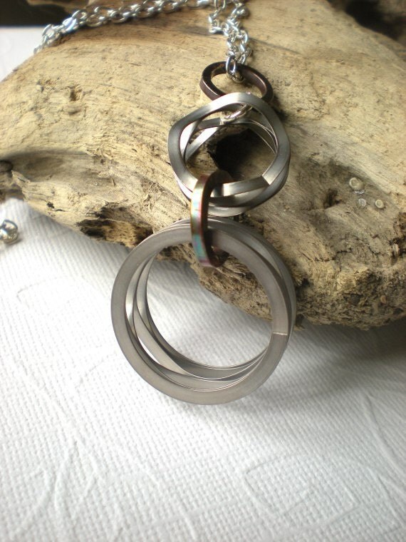Steel Necklace: Hardware Jewelry - Metal Jewelry - Industrial Jewelry - Unique Jewelry