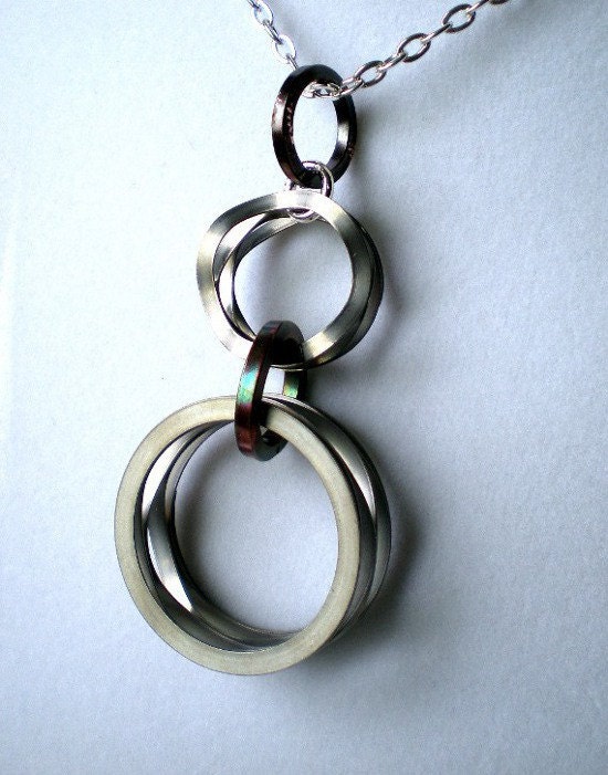 Steel Necklace: Hardware Jewelry - Metal Jewelry - Industrial Jewelry - Unique Jewelry