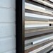 Wood Sculpture Queen Headboard - Horizontal Lines