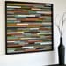 Wooden Art Wall Sculpture - Skinny Rectangles - Reclaimed wood - Abstract Sculpture