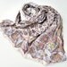 Silk Scarf Recycled wrap accesories Silk Scarves woman ideal romantic Na